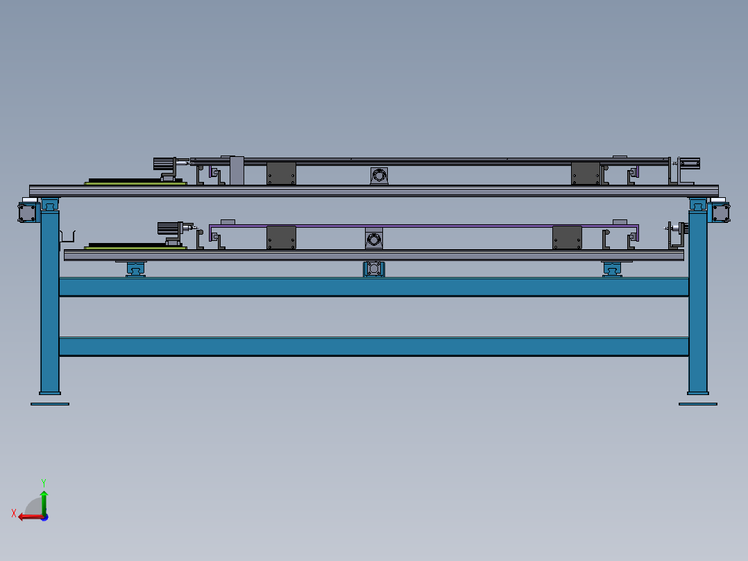 门板边挡板分离喂料机sw19后视图