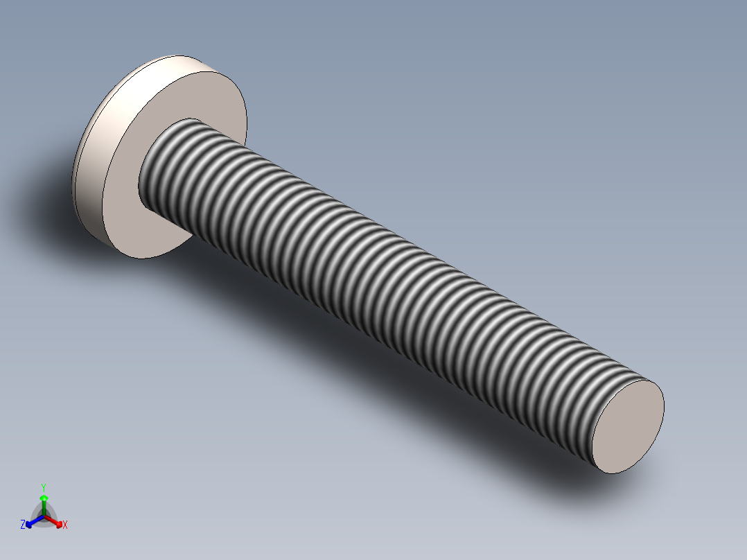 螺丝 M4 十字盘头-M4x25 Screw head.SLDPRT