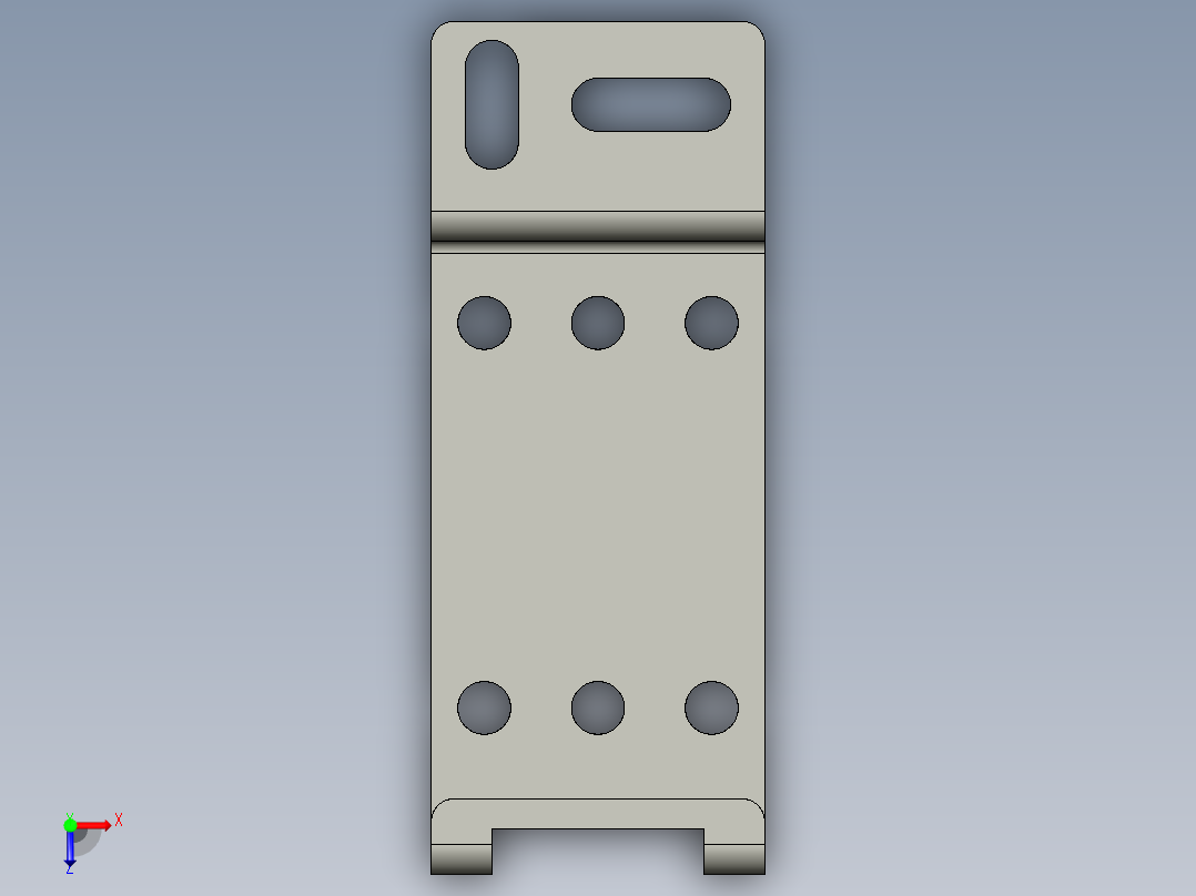 基恩士PZ-B11_kc图纸模型俯视图