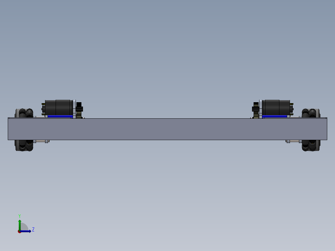 紧凑型变速箱左视图