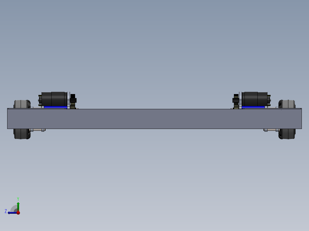 紧凑型变速箱右视图