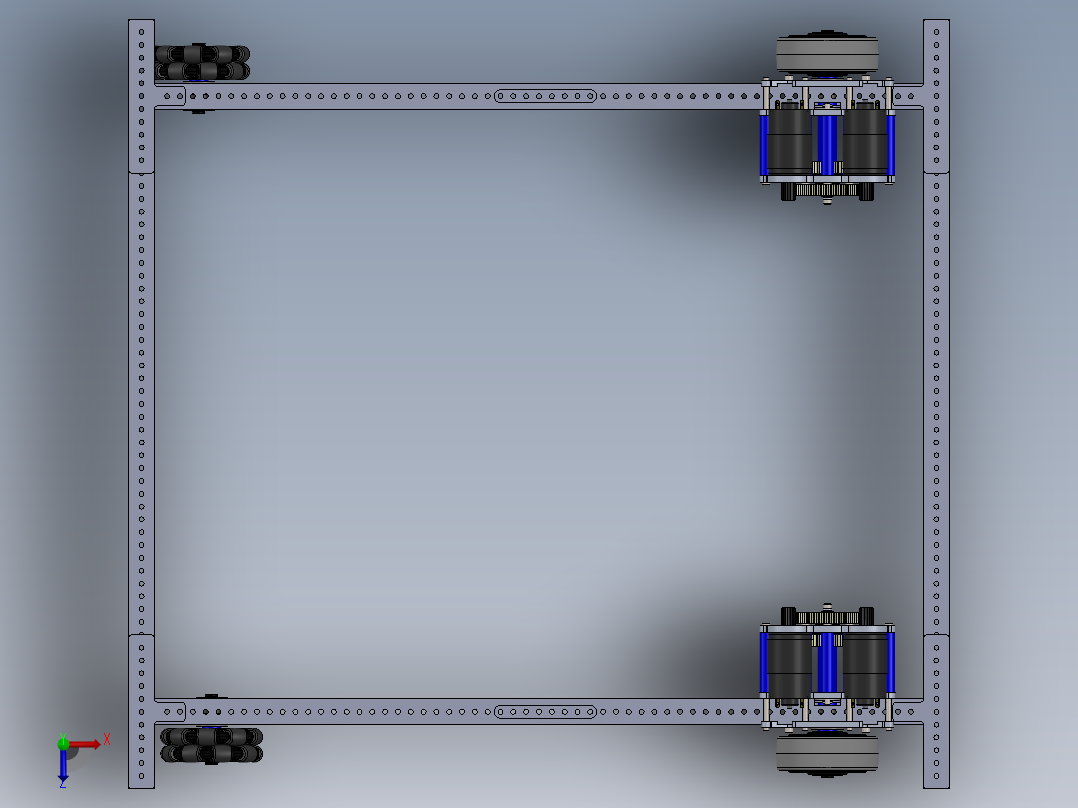 紧凑型变速箱俯视图