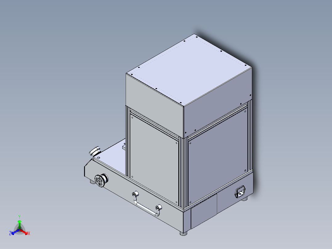 72剪脚机正等轴测图