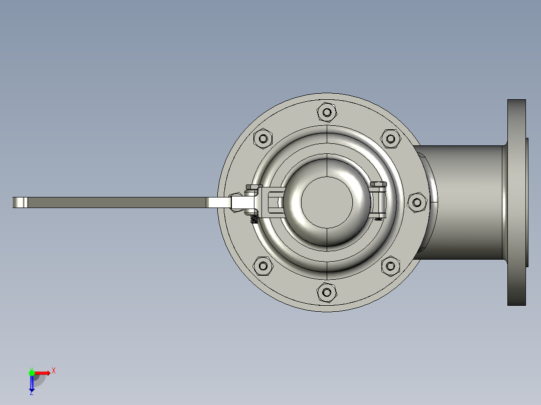 全启弹簧安全阀creo三维 705550===20俯视图