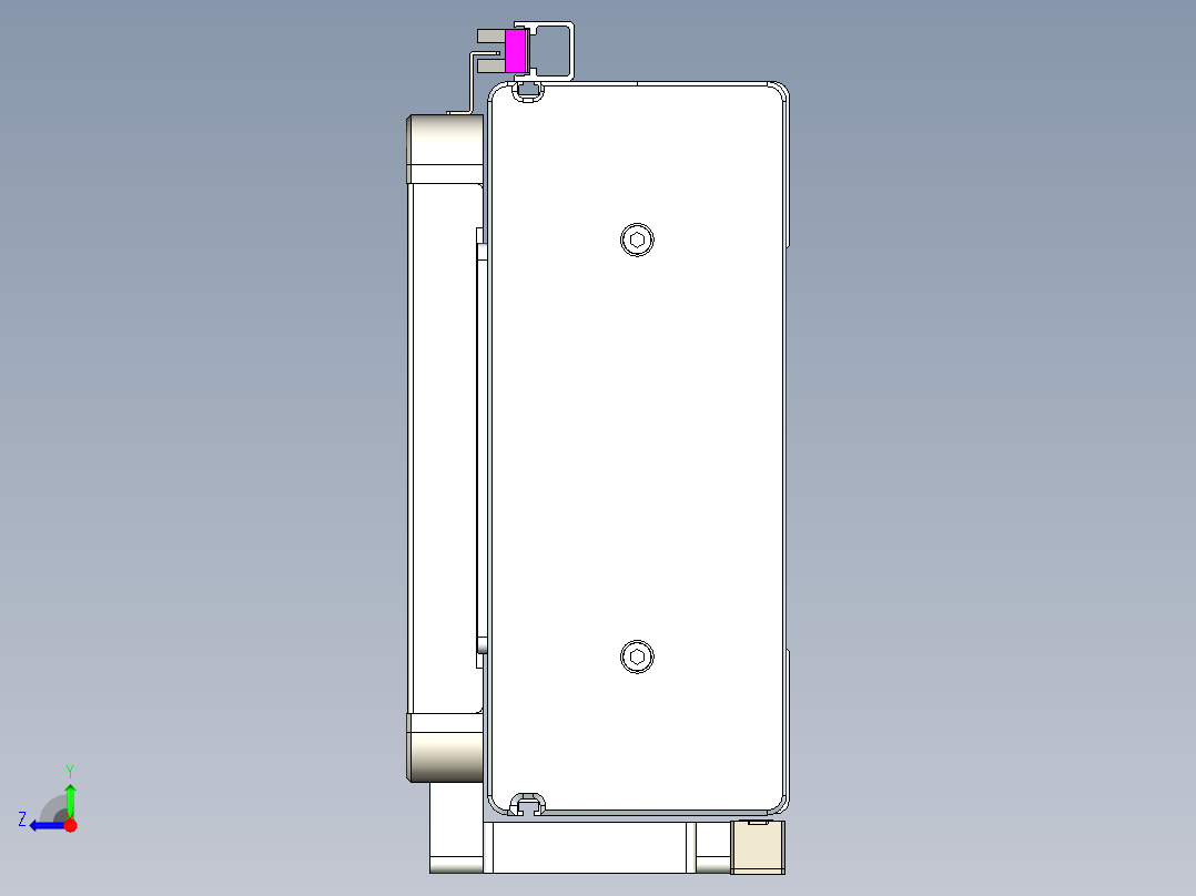 威洛博LC系列3d模型模组2LC22H1Y-S1100右视图