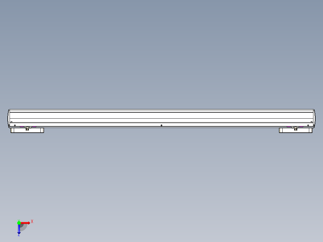 威洛博LC系列3d模型模组2LC22H1Y-S1100俯视图