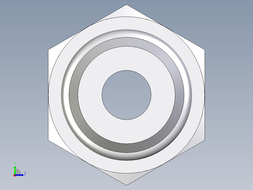 卡套式工业通用硬管接头EO_Male_Stud_connector_GEO08SMCF左视图