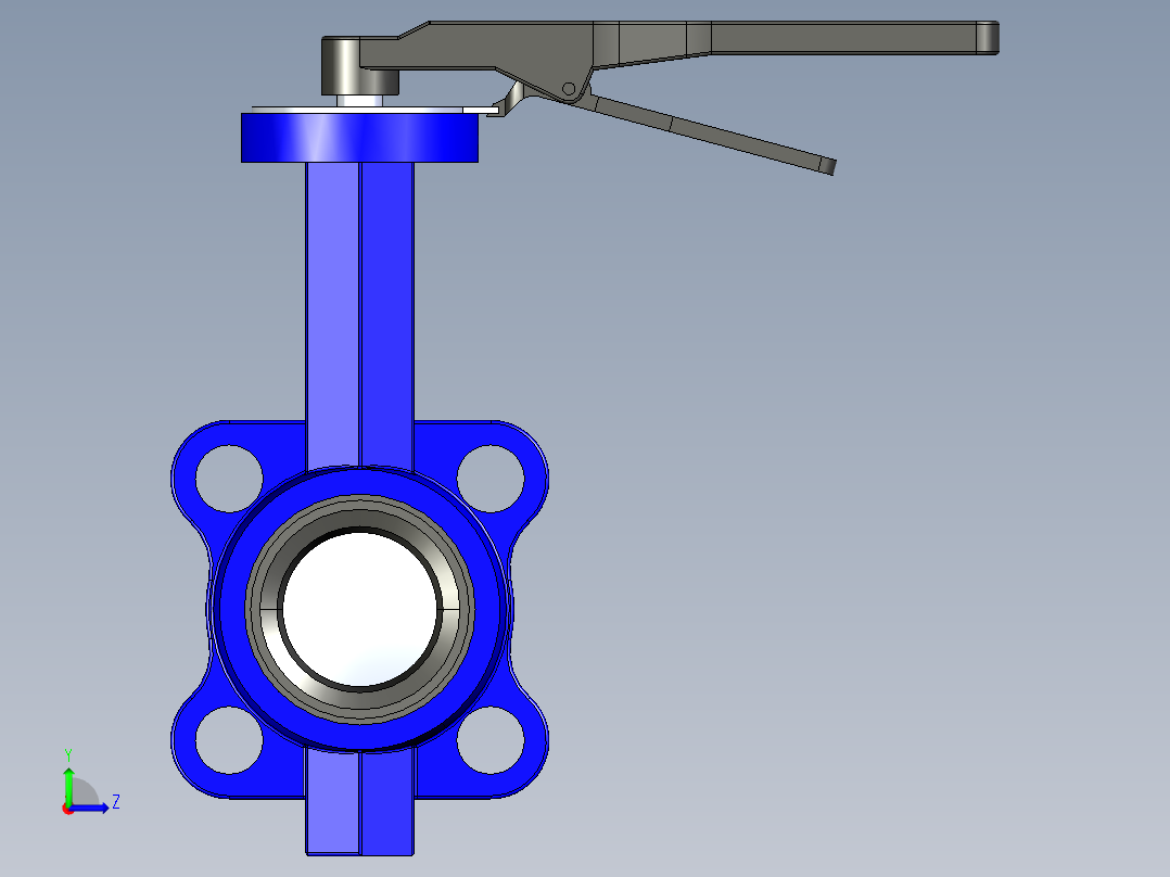阀门模型-DN50____左视图