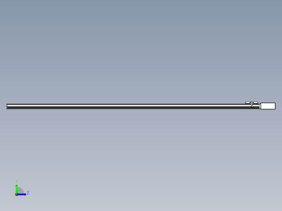 同步带全封闭直线模组TPA-HCB-105D-90-L2400-ML-Y-P20-N3左视图