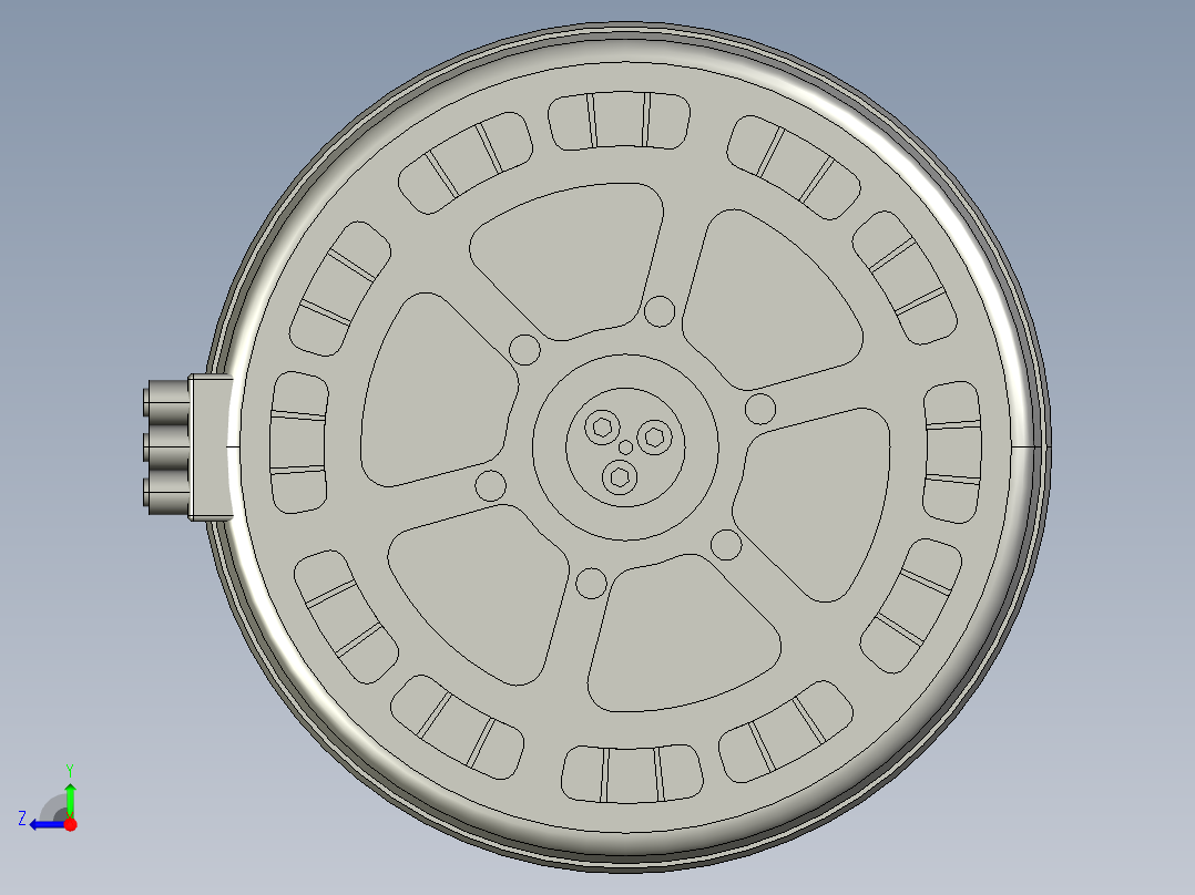 无刷电机 长航时无刷电机 多旋翼电机 M40C30无刷右视图