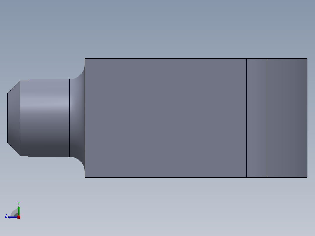 机械零件图17右视图
