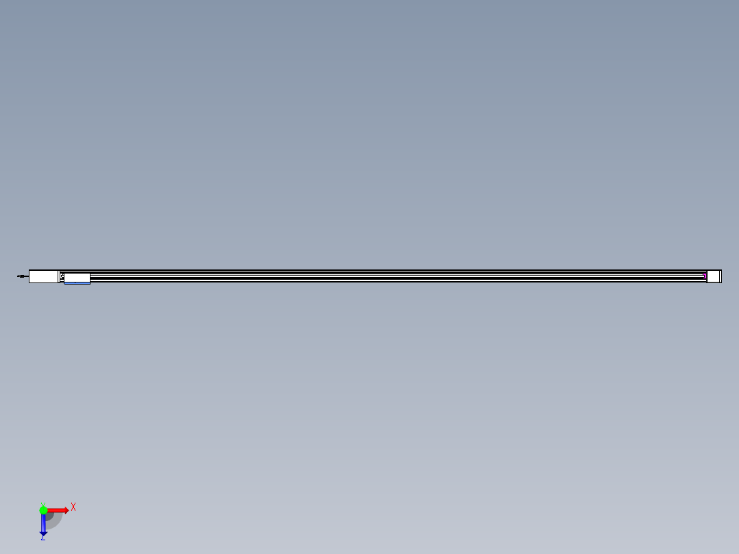 威洛博LB.GB同步带传动--欧规系列GB8-L96-S4200-BR-P75俯视图