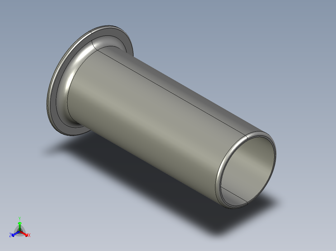 软管与硬管连接用工业通用接头0127_08_55正等轴测图