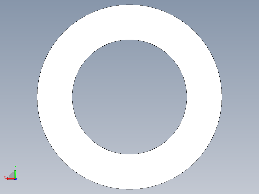 大壓縮量輕荷重彈簧(扁線)(銀色)TR-3D多系列多零件图纸模型后视图