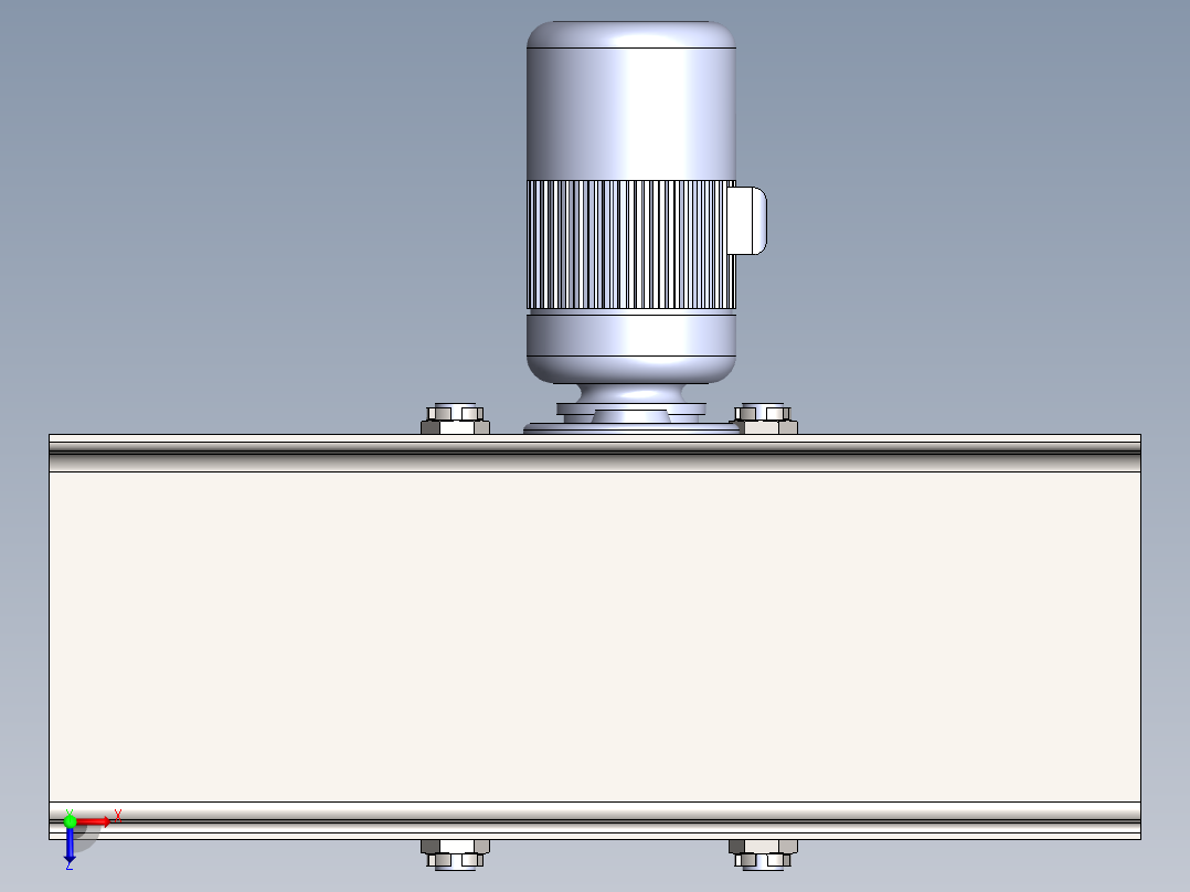葫芦行走电机512401俯视图