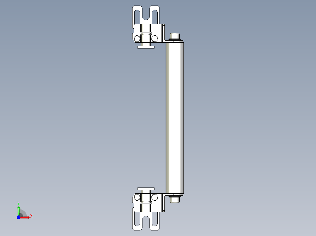 基恩士SL-JB15_back-mount_kc图纸模型前视图
