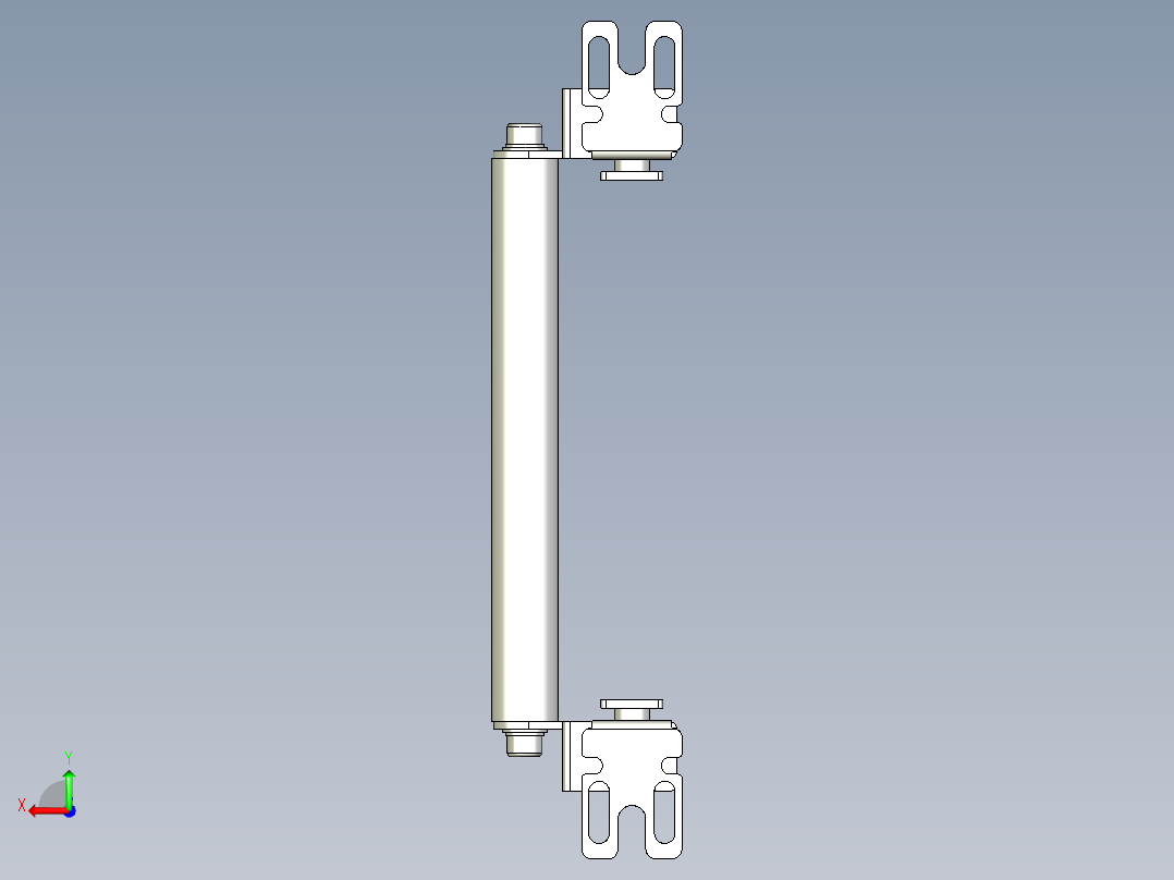基恩士SL-JB15_back-mount_kc图纸模型后视图