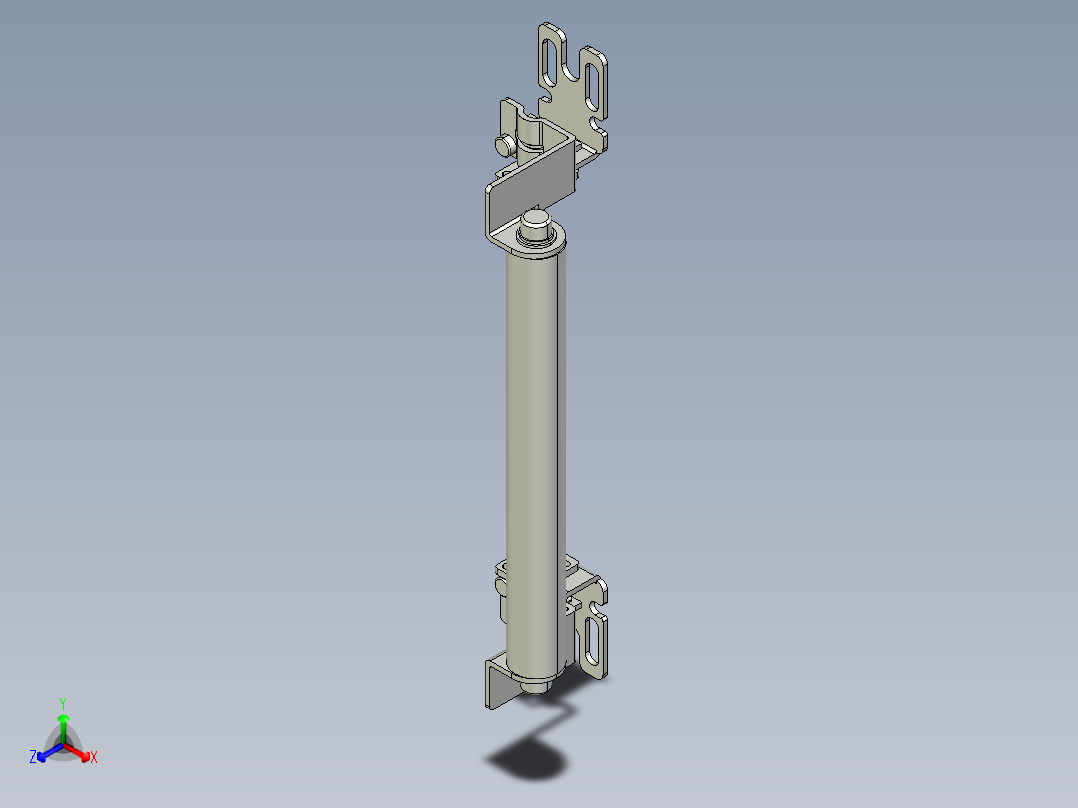 基恩士SL-JB15_back-mount_kc图纸模型正等轴测图