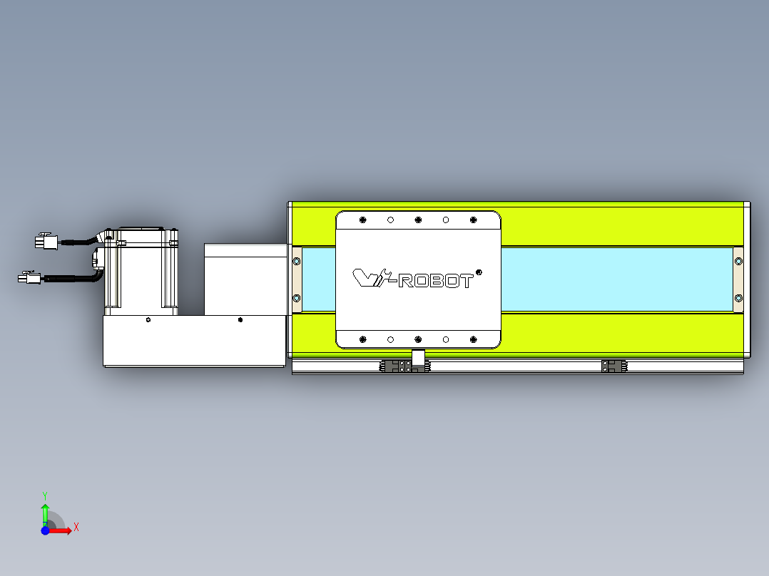 威洛博VBC同步带传动一无尘环境VBC17-L45-S200-BL-ZP75-C3前视图