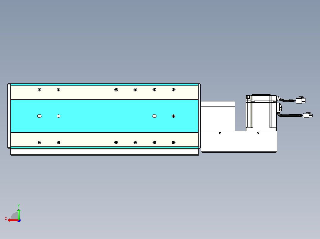 威洛博VBC同步带传动一无尘环境VBC17-L45-S200-BL-ZP75-C3后视图