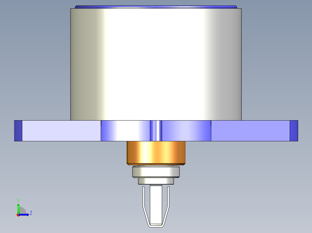 NOVOTECHNIK角度位移传感器RSM-2800系列，多圈传感器左视图