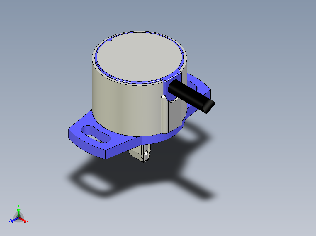 NOVOTECHNIK角度位移传感器RSM-2800系列，多圈传感器正等轴测图
