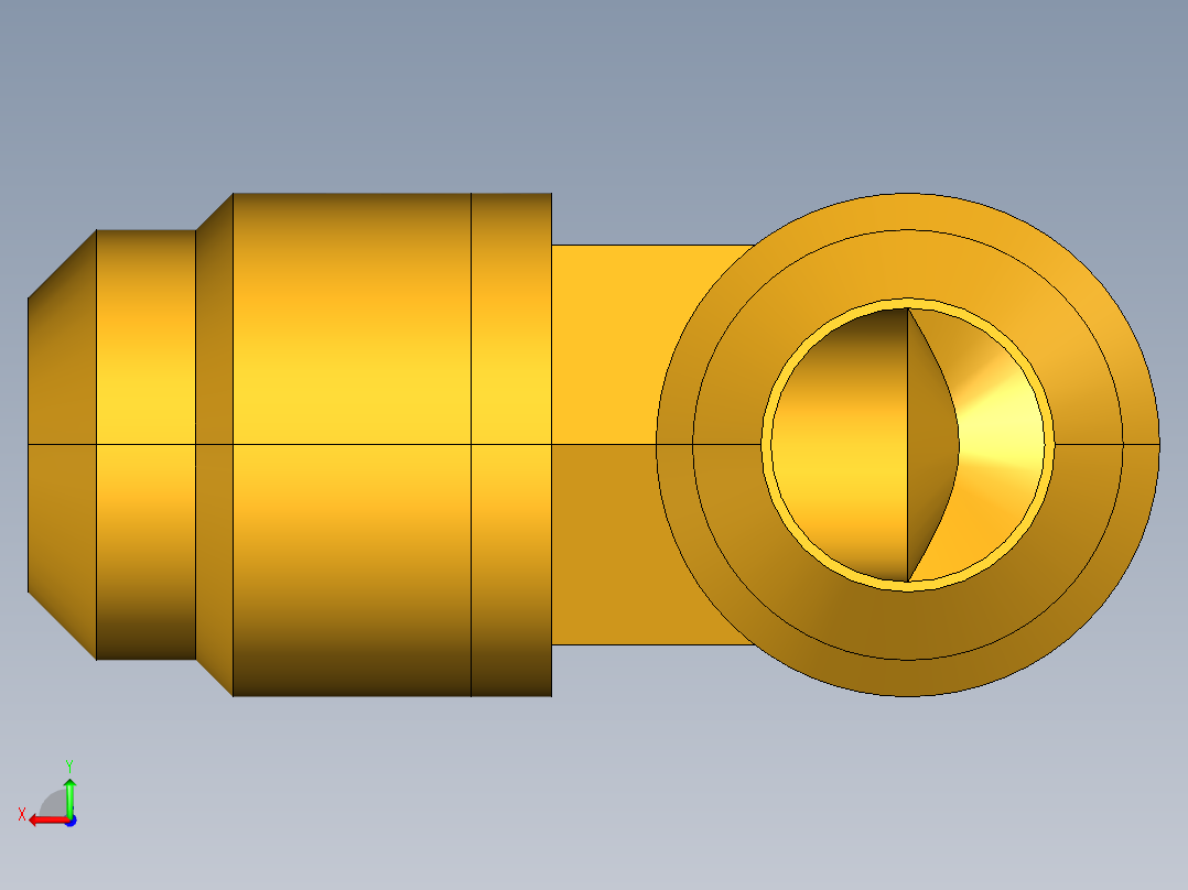 扩口式工业通用硬管接头Union Elbow 155F-8后视图