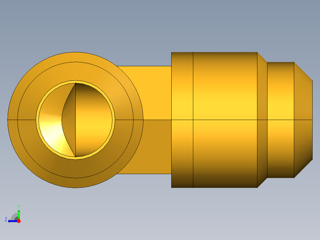 扩口式工业通用硬管接头Union Elbow 155F-8右视图