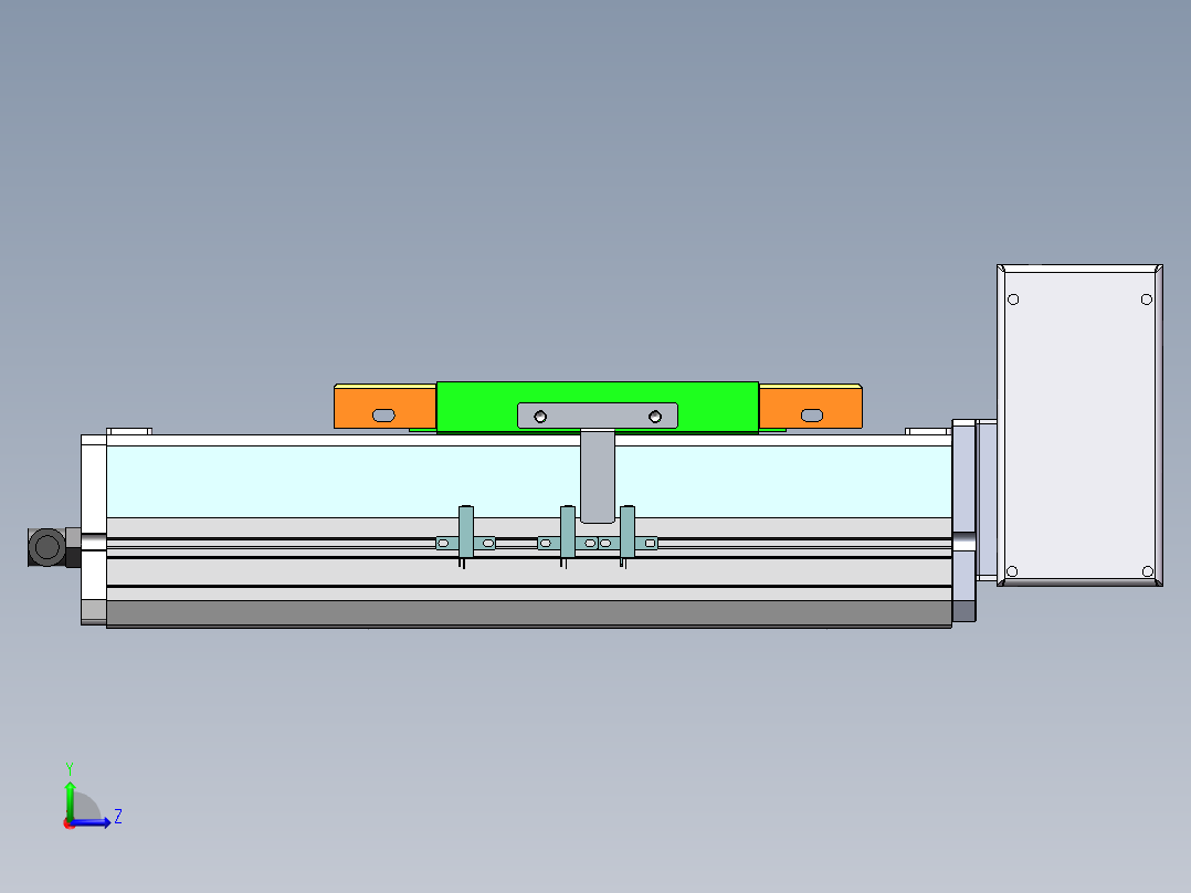 MCB同步带全封闭MCB17-LU-400W左视图