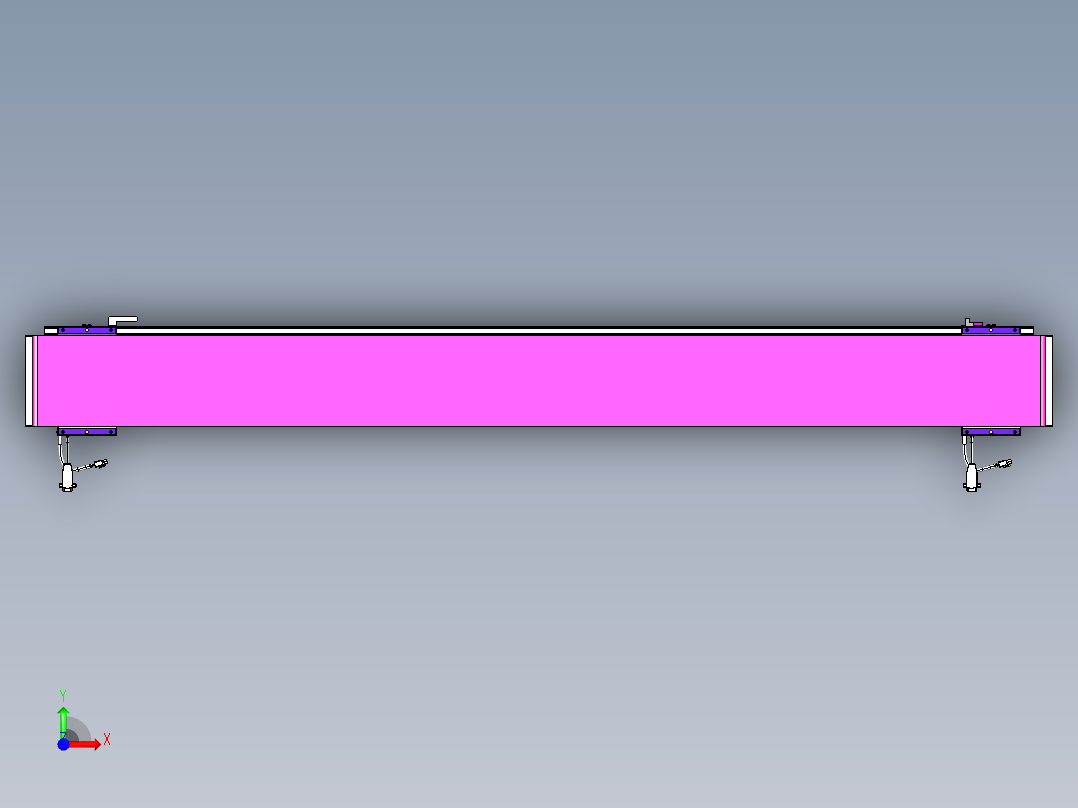 威洛博VL系列3d模型模组2VL17E1Y-S1550前视图