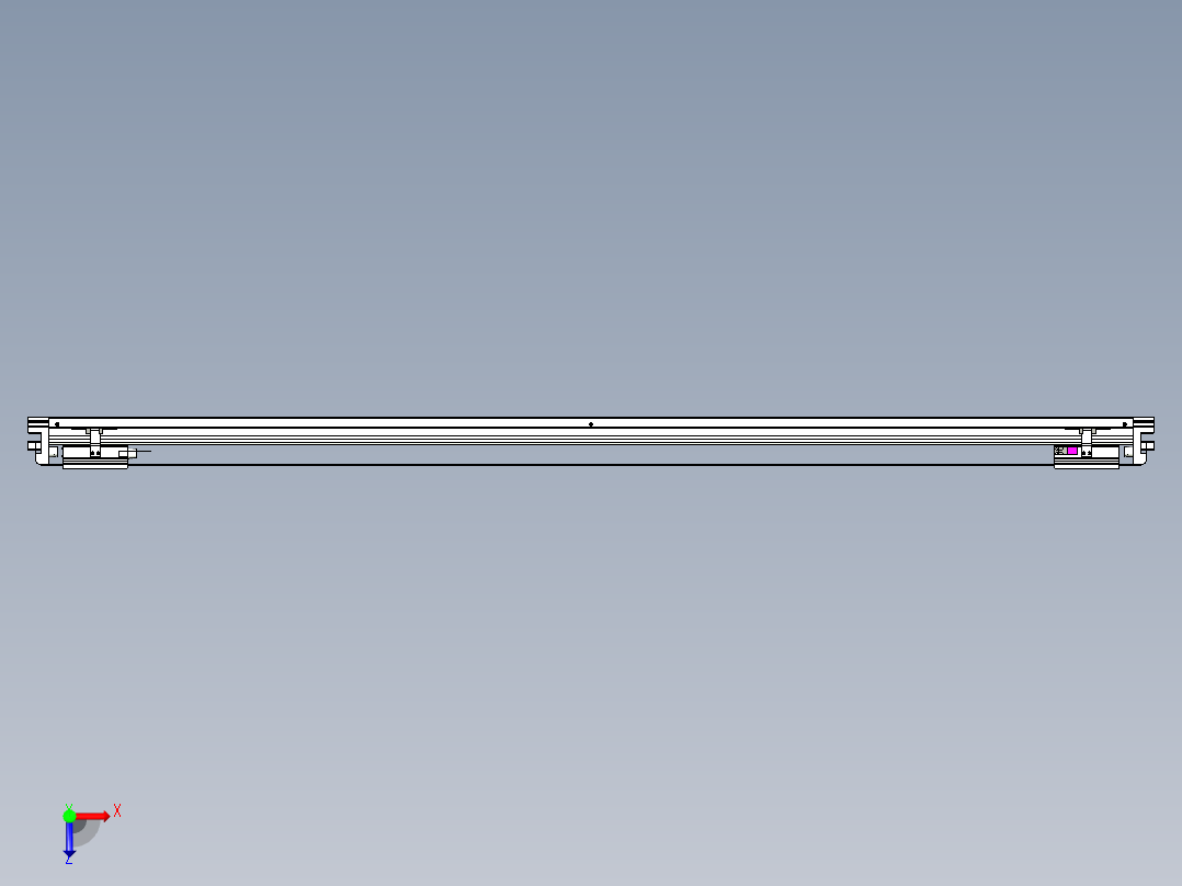 威洛博VL系列3d模型模组2VL17E1Y-S1550俯视图