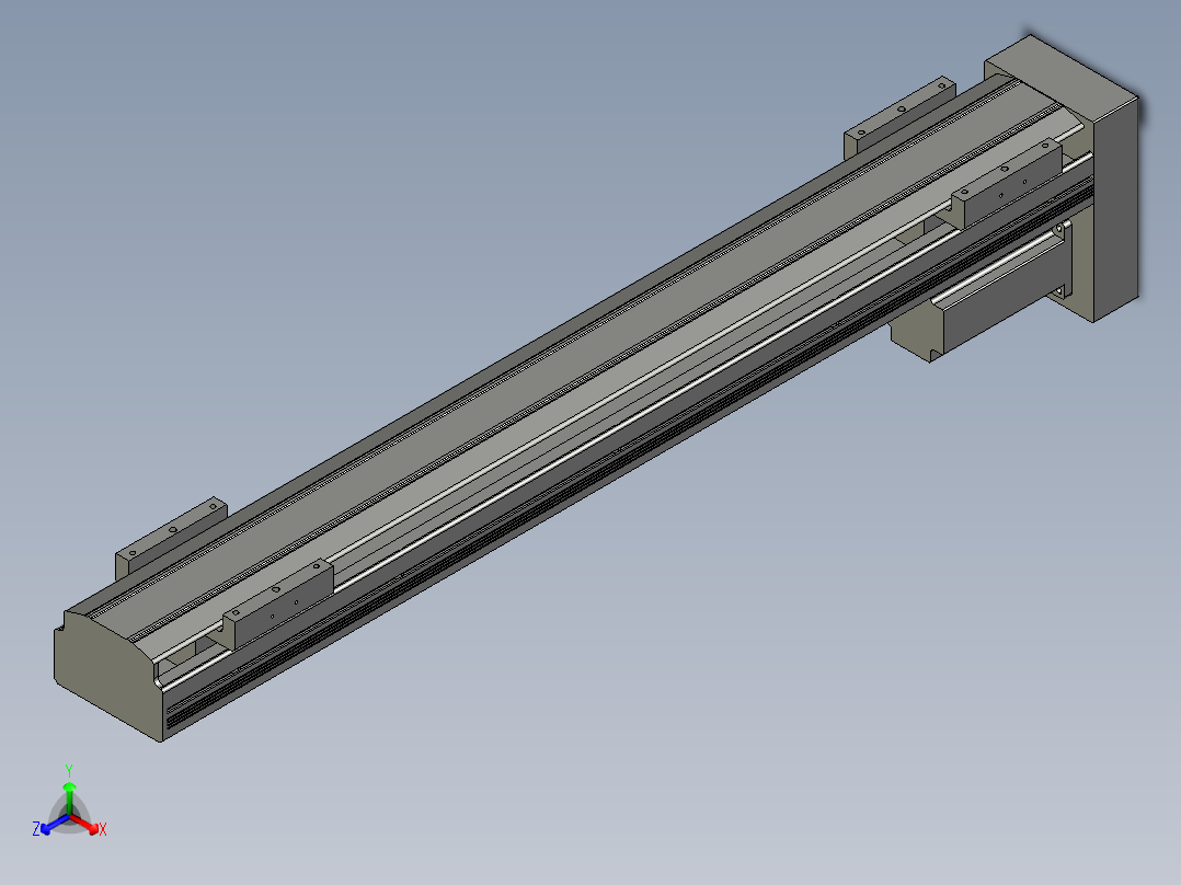 直线模组LHAT10-CA-S650-D-C3设计图纸