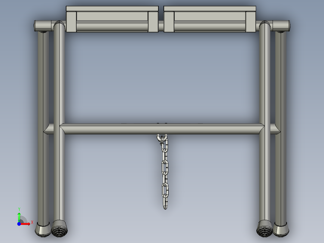 脚手架板前视图