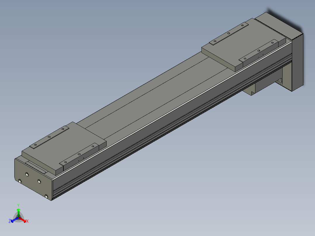 直线模组LHC17-S800-D设计图纸