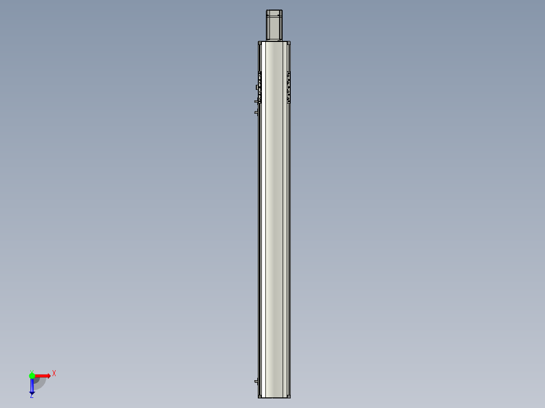 东锦丝杆传动-直线滑台模组DH120-C-S1050-BC-P400W-C3俯视图