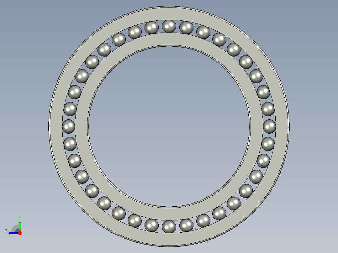 深沟球轴承16048右视图