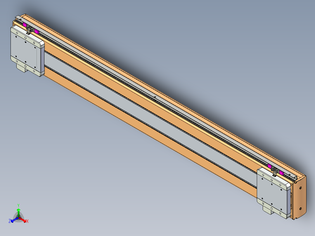 威洛博LC系列3d模型模组2LC17E1Y-S1100正等轴测图