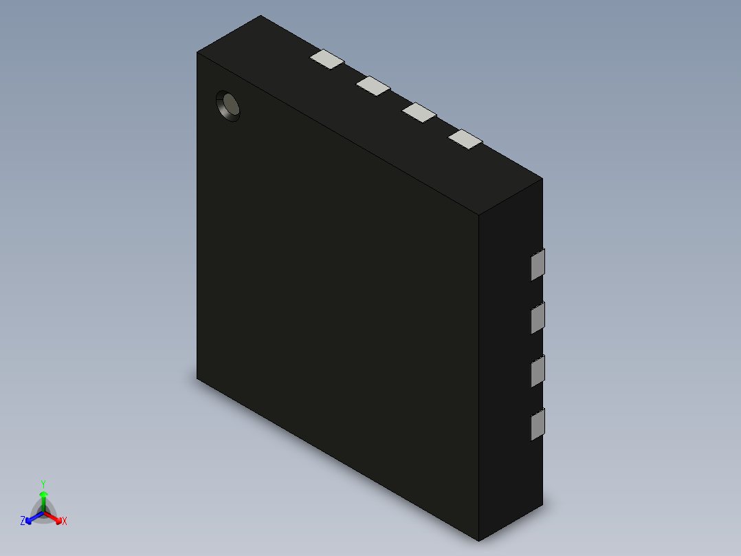 元器件<span style='color: red'>3D</span>封装qfn16-4x4152