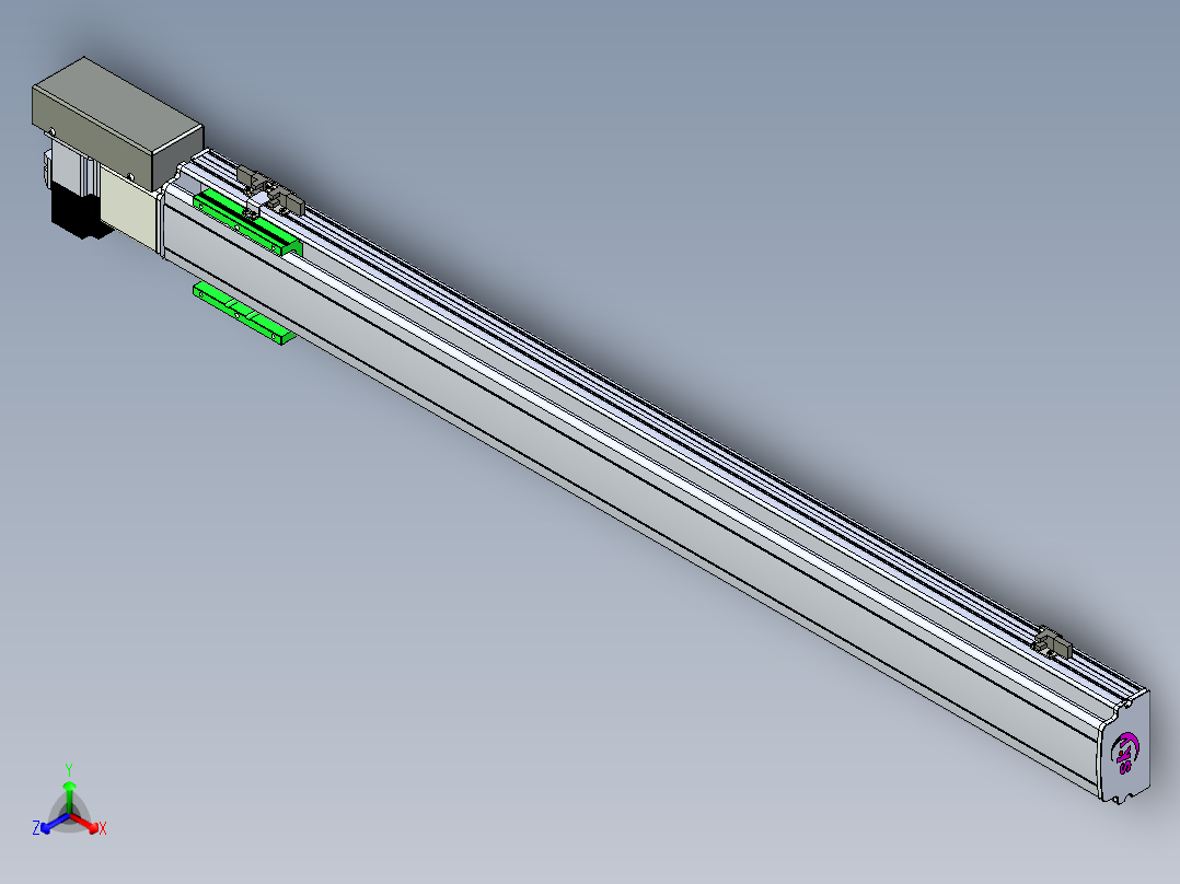 同步带滑台-半封闭B10H-L45-S950-R-P40-D3