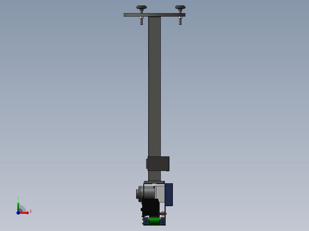 输送带组件前视图