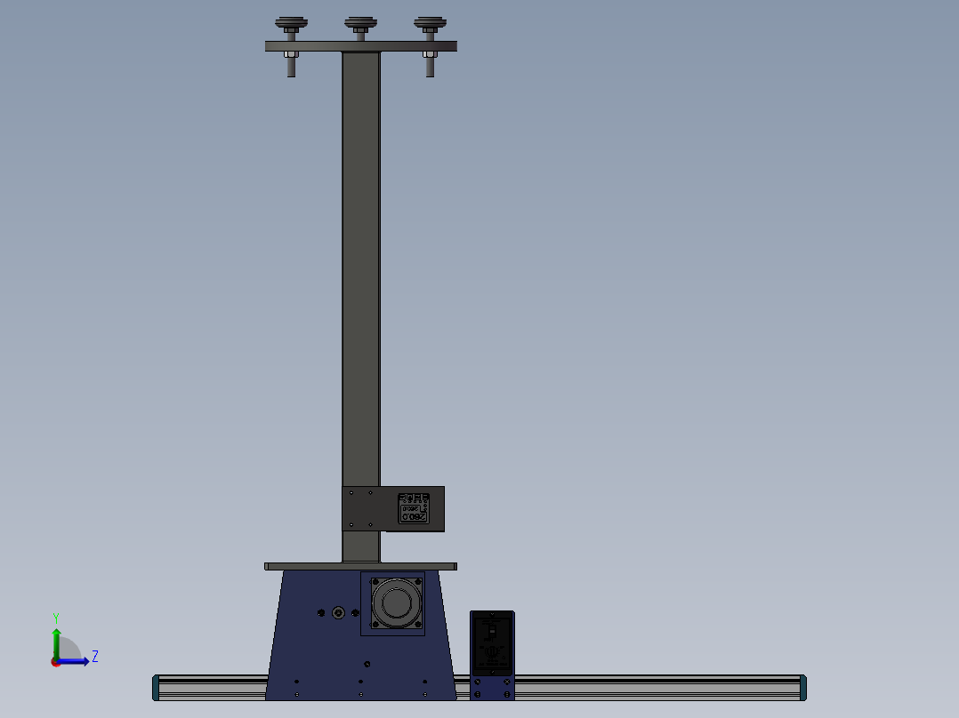 输送带组件左视图