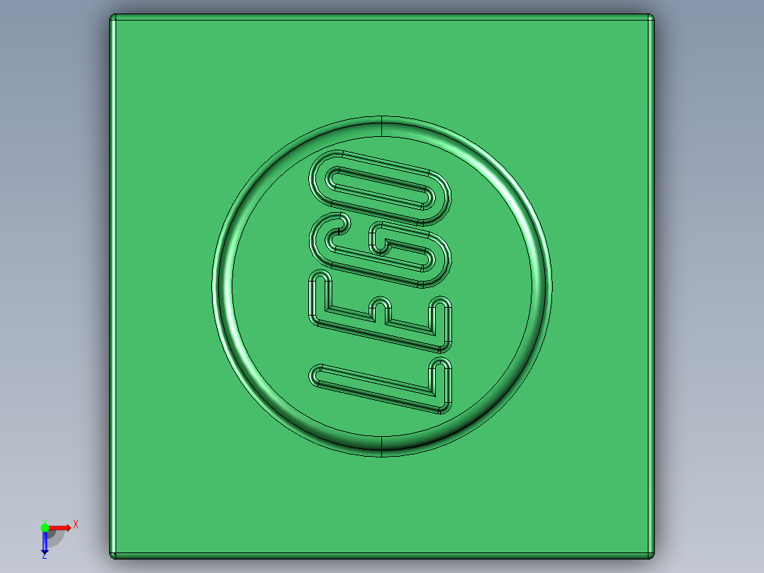 乐高套装 4421基本积木-300528 Dark Green Brick 1 x 1.STEP俯视图