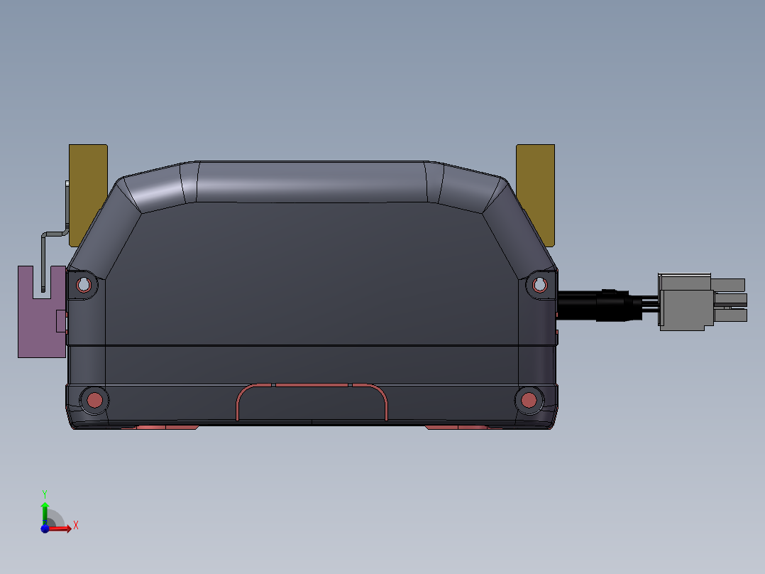 MTH丝杆半封闭模组MTH13-M-200W前视图