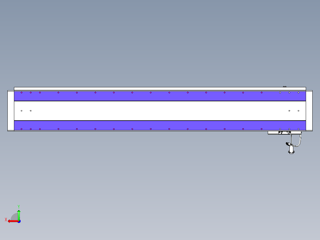 威洛博VL系列3d模型模组VL22H2Y-S1350后视图