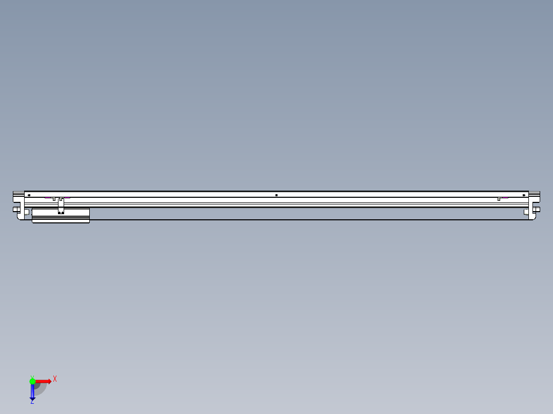 威洛博VL系列3d模型模组VL22H2Y-S1350俯视图
