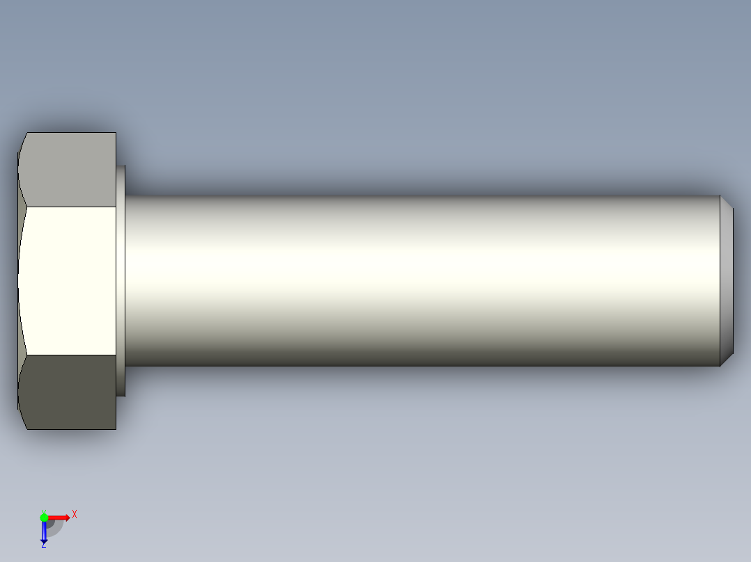 螺钉-DIN_931-M24x3x85_36.stp俯视图