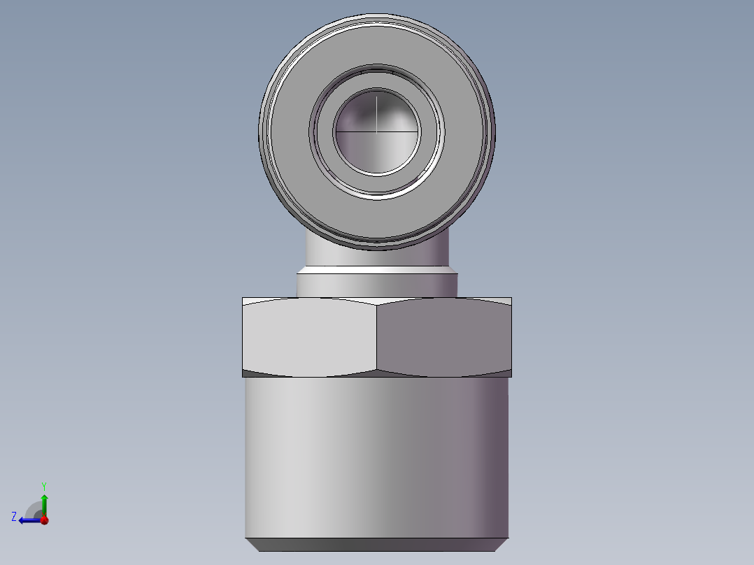 螺纹弯通APL8-G03(3分8厘)右视图