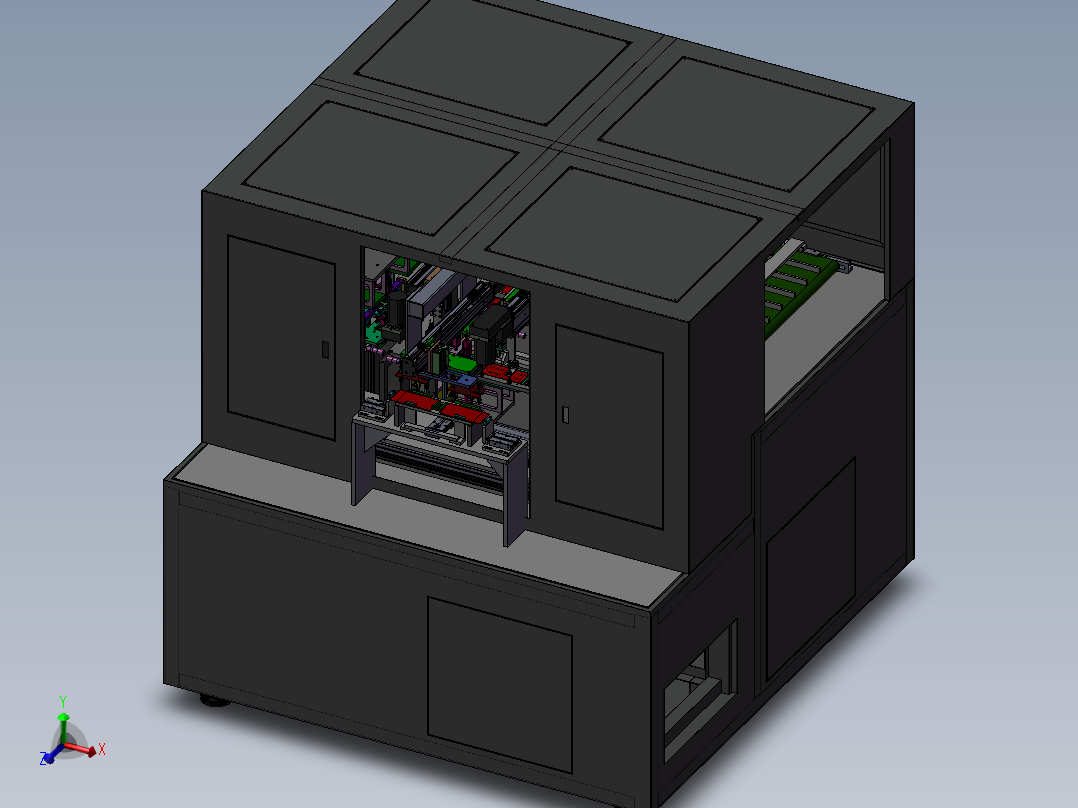 厚度检测机 非标自动化设备<span style='color: red'>3D</span>图纸<span style='color: red'>3D</span>模型