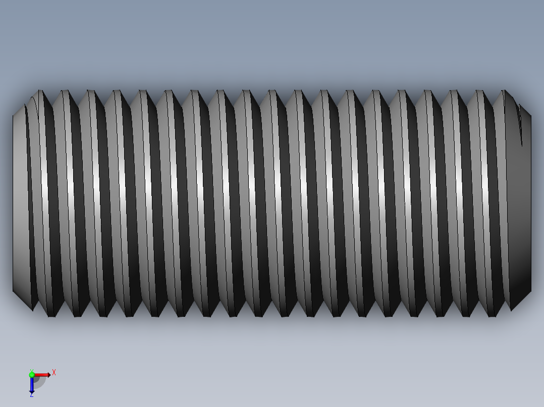 DIN 913-ISO 4026 固定螺钉-M22 L=50.SLDPRT俯视图