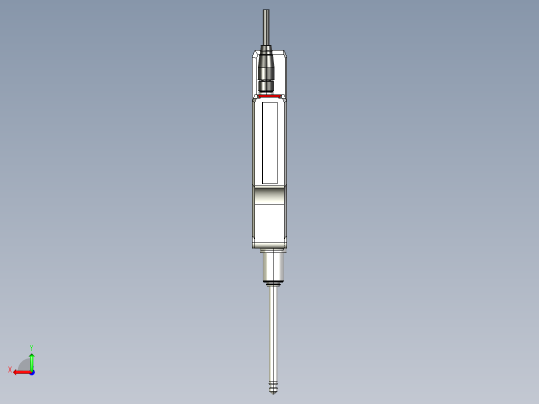 基恩士GT2-H32L_kc图纸模型后视图